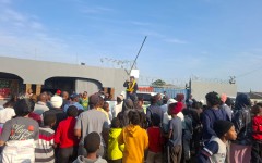 KuGompo City protest. Ronald Masinda/eNCA