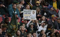 South African supporters ahead of the rugby Nations Championship match between South Africa and England. AFP/Phill Magakoe