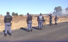 Police fired rubber bullets at Ratanda residents 