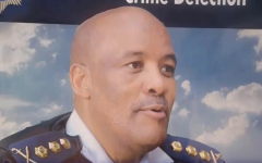 Police general Sindile Mfazi.
