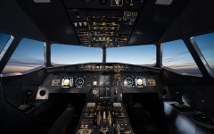 Internal control part of the aircraft cockpit. GettyImages/zhihao