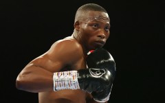 Zolani Tete in action during the IBF International and Commonwealth Super Bantamweight Title fight between Jason Cuningham and Zolani Tete at OVO Arena Wembley on July 02, 2022 in London, England. (Photo by James Chance/Getty Images)