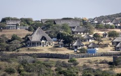 An overview of former South African President Jacob Zumas vast compound on May 31, 2024, in Nkandla, South Africa. (Photo by Per-Anders Pettersson/Getty Images)