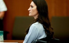  Lindsay Clancy listens to testimony during her murder trial at Plymouth Superior Court on August 11, 2026. (Photo by Jonathan Wiggs/The Boston Globe via Getty Images)