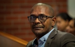 NCC Leader Fadiel Adams appears at Pinetown magistrate’s court. Gallo Images/Darren Stewart