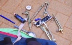 Police and education officials uncovered drugs, weapons and other prohibited items. X/@EducationGP1