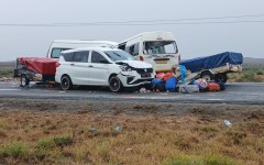 The accident scene on the N1. eNCA