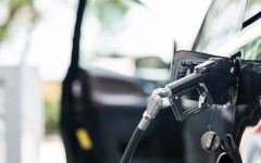 File: A fuel pump at a petrol station. Brandon Bell/Getty Images via AFP