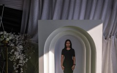 A memorial portrait of Elizabeth “Tsontso” Mokolo Moselakgomo. AFP/Emmanuel Croset