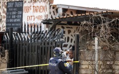Carletonville tavern shooting claimed 17 lives. Photo by EMMANUEL CROSET / AFP