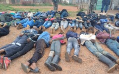 A total of 121 suspected illegal miners were arrested on Tuesday during a joint operation conducted in Maphahla village within Fochville policing precinct.  SAPS 