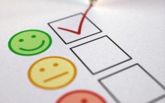 File: A person taking a survey. KTSDesign/ Science Photo Library via AFP
