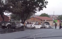 Tensions flare between South Africans and foreign nationals in Soweto.