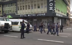 Cops fire tear gas at protestors in Durban 