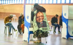 In third place was ex-president Jacob Zuma's MK on 12.6 percent, a surprise score for a party founded just months ago as a vehicle for the former ANC chief