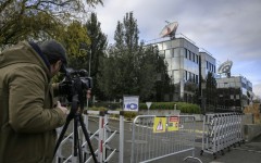 European Broadcasting Union members were meeting behind closed doors in Geneva