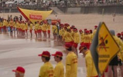 Sydney beach lifeguards have been praised for their courage during the attack