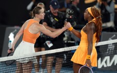 Ukraine's Elina Svitolina (L) crushed Coco Gauff to make the Australian Open semi-finals