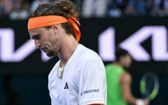 Germany's Alexander Zverev said he ran of of gas in his Australian Open semi-final