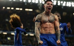 Chelsea's Enzo Fernandez celebrates after scoring against West Ham