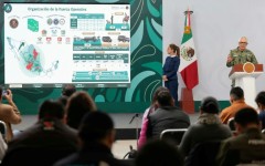 President Claudia Sheinbaum unveiled the Mexico's World Cup security plan less than two weeks after an explosion of violence in Guadalajara, which will host four games