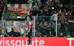 Ollie Watkins scored Aston Villa's second goal at Bologna