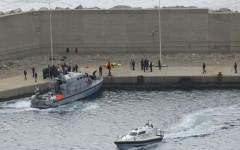 Activists from the Gaza aid flotilla were taken by Coast Guard vessel to Atherinolakkos port in Crete after having been grabbed by Israeli forces in international water