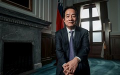Taiwanese President Lai Ching-te, pictured in February, said 'unexpected external forces' had forced the suspension of his previously planned trip to Eswatini