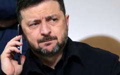 Ukraine President Volodymyr Zelensky said foreign leaders should not attend the parade