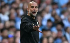 Pep Guardiola's Manchester City trail Arsenal in the Premier League title race
