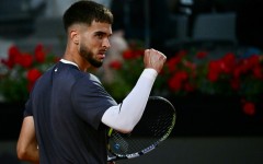 Dino Prizmic reached the last 16 of the Italian Open on Sunday