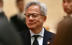 Nvidia founder and CEO Jensen Huang arrives ahead of a state banquet for US President Donald Trump and China's President Xi Jinping at the Great Hall of the People Beijing on May 14, 2026