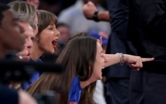 Taylor Swift attends game four of the NBA Finals between the New York Knicks and San Antonio Spurs at Madison Square Garden