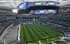 Branding for companies that are not FIFA sponsors have all been covered or removed at Los Angeles Stadium, normally known as SoFi Stadium, ahead of the 2026 World Cup