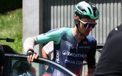 Paul Seixas suffered multiple abrasions on his hands, arms and legs during his crash on a tricky descent
