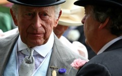 Britain's King Charles III attends the Royal Ascot horse racing meeting in Ascot, west of London, on June 20, 2026.