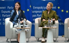 EU lawmaker Eva Maydell hosted the event at the European Parliament