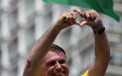 Brazil's yellow and green jerseys were co-opted years ago by conservatives loyal to former president Jair Bolsonaro, seen here