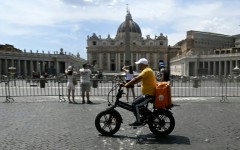 Food delivery riders often work 10-hour shifts to earn 30-70 euros per day, depending on the orders