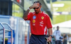 Ferrari's British driver Lewis Hamilton at Spielburg is 'thinking about each race the way we did' in Barcelona