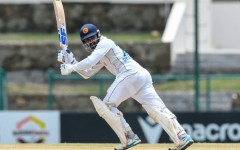 Dhananjaya de Silva made a superb 120 to rescue Sri Lanka in the opening Test against West INdies in Antigua