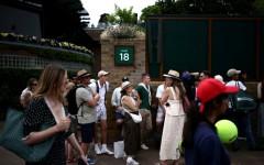 Keen tennis fans regularly queue through the night to try to get a ticket for Wimbledon