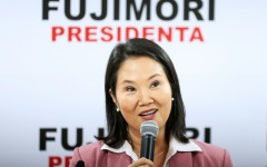 President-elect Keiko Fujimori, seen here on June 24, 2026, won the June 7 run-off by the slimmest of margins but secured the top office after her fourth campaign run