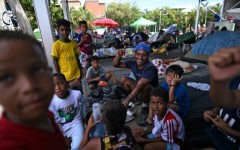 Football coach Juan Cordero is using the football fever whipped up by the World Cup to try bring a little joy to children whose lives were turned upside down by the disaster
