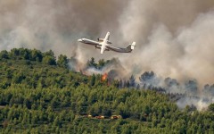 The fires forced evacuations in southwestern France