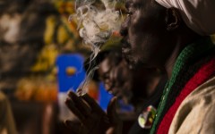 Rastafarians identify as mystical, Pan-Africanist, anti-colonialist, and vegetarian