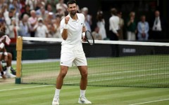 Novak Djokovic survived a five-hour marathon to reach the Wimbledon semi-finals