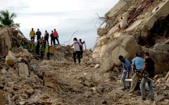 Rescuers search for earthquake victims in Caraballeda, La Guaira State, Venezuela on July 3, 2026