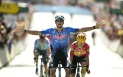 Former world champion Mathieu van der Poel previously won Tour de France stages in 2021 and 2025