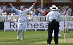 England's Sophie Ecclestone appeals during the inaugural women's Test at Lord's